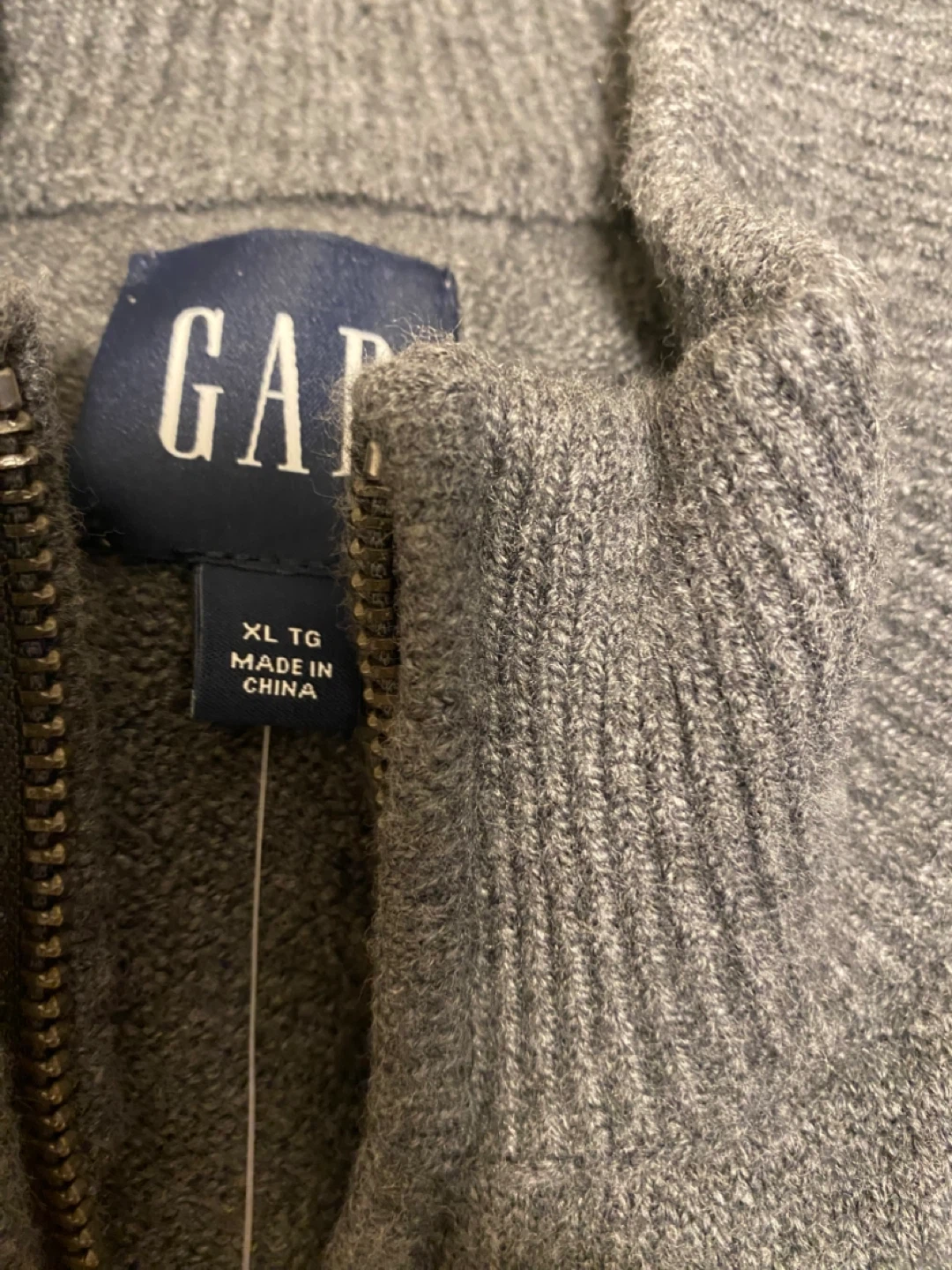 GAP Men's Quarter Zip Sweater - XL - photo 4