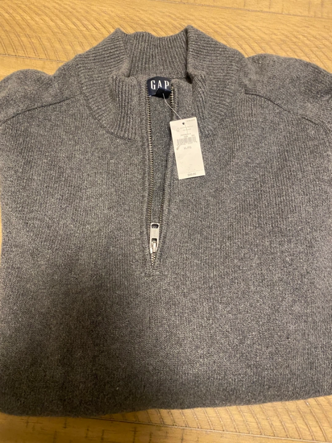 GAP Men's Quarter Zip Sweater - XL