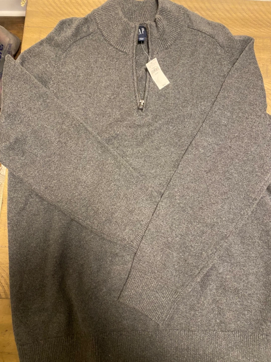 GAP Men's Quarter Zip Sweater - XL - photo 3