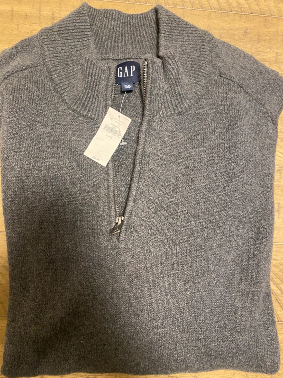 GAP Men's Quarter Zip Sweater - XL - photo 2