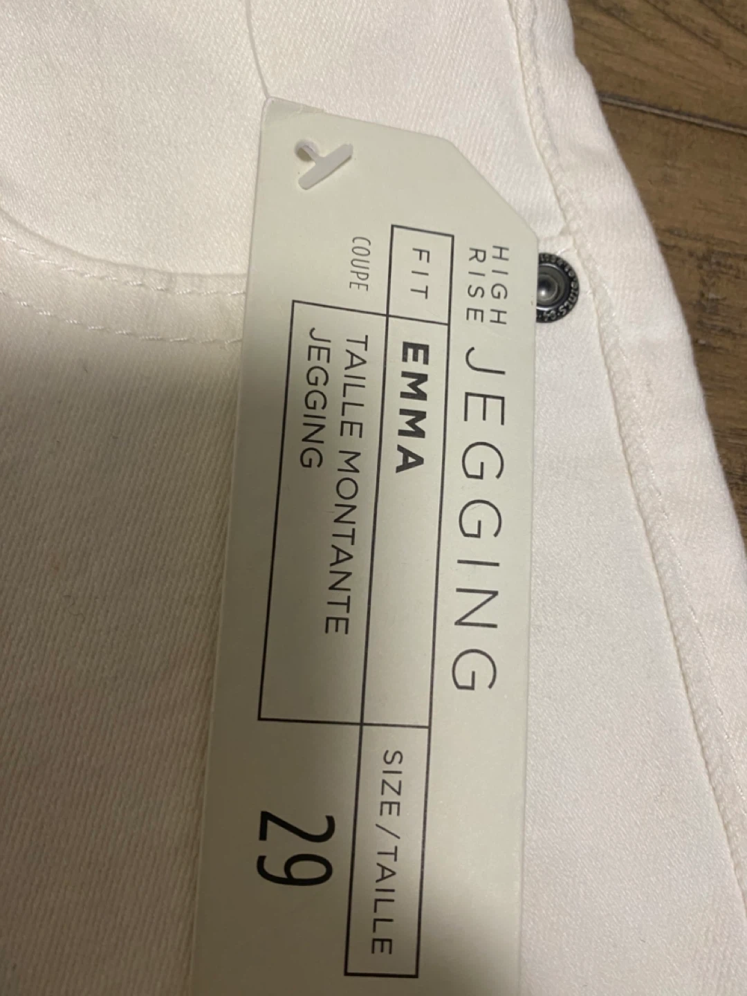 Bluenotes White Emma High Rise Jegging Jeans - Size 29 - photo 3