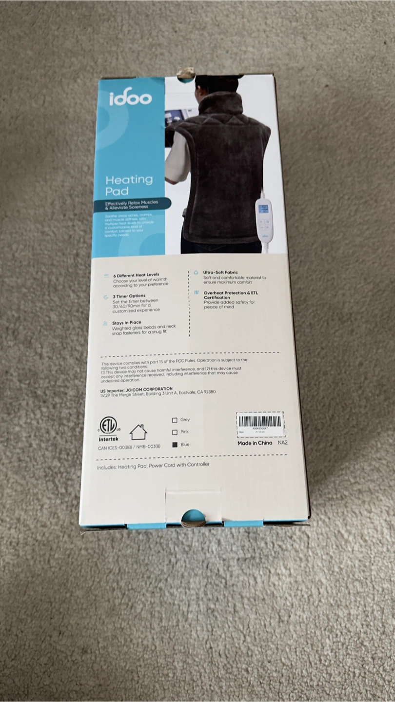 idoo Heating Pad for Neck and Shoulder - photo 4