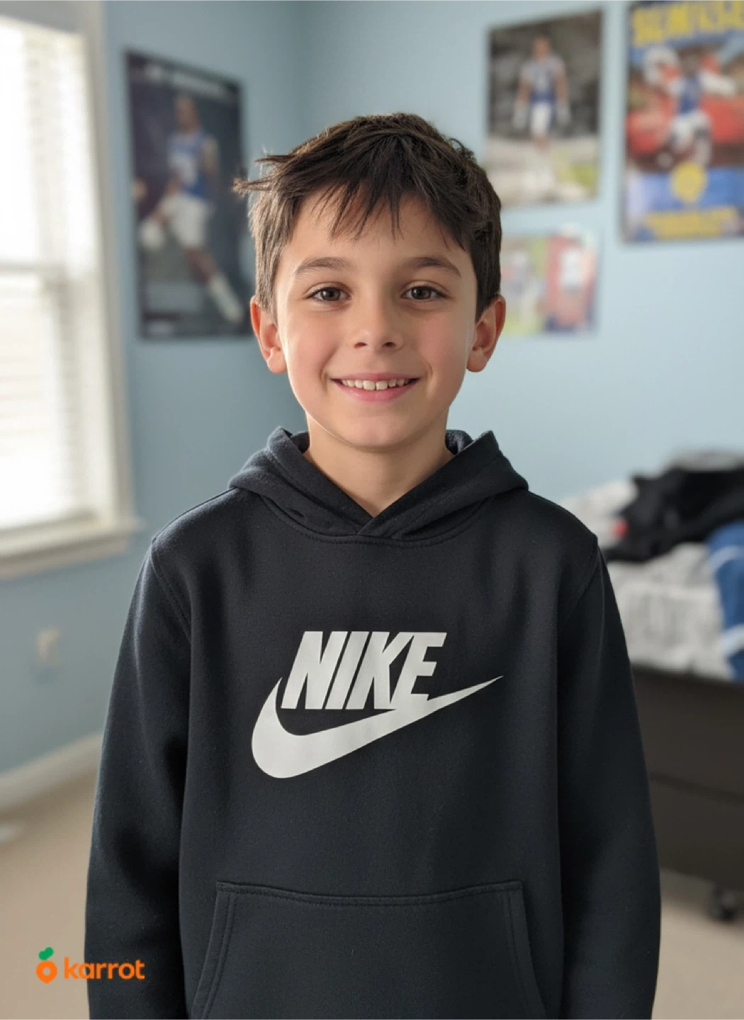 Nike Black Hoodie Youth Size L