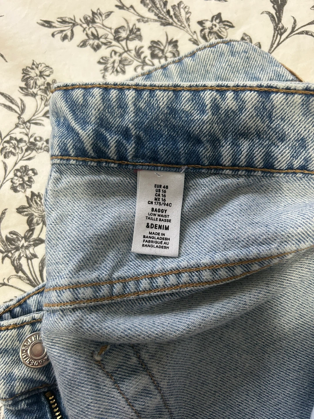 H&M Low Waist Wide Leg Jeans - photo 3