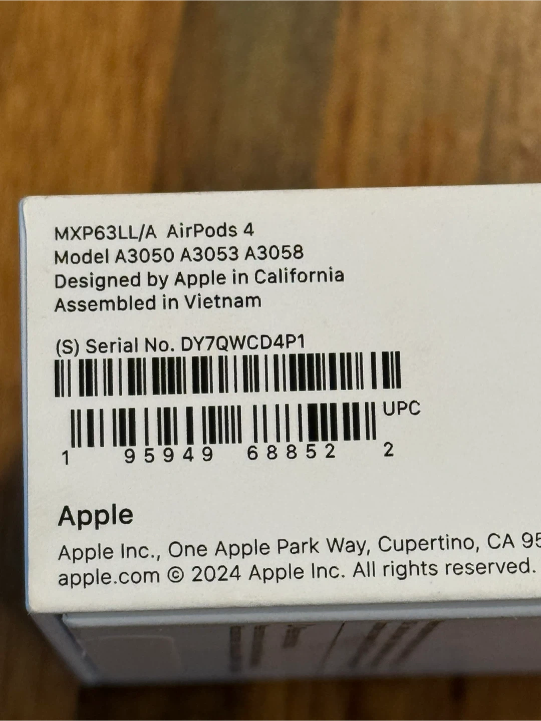 Apple AirPod 4 (MXP63LL/A) - only left side - photo 5