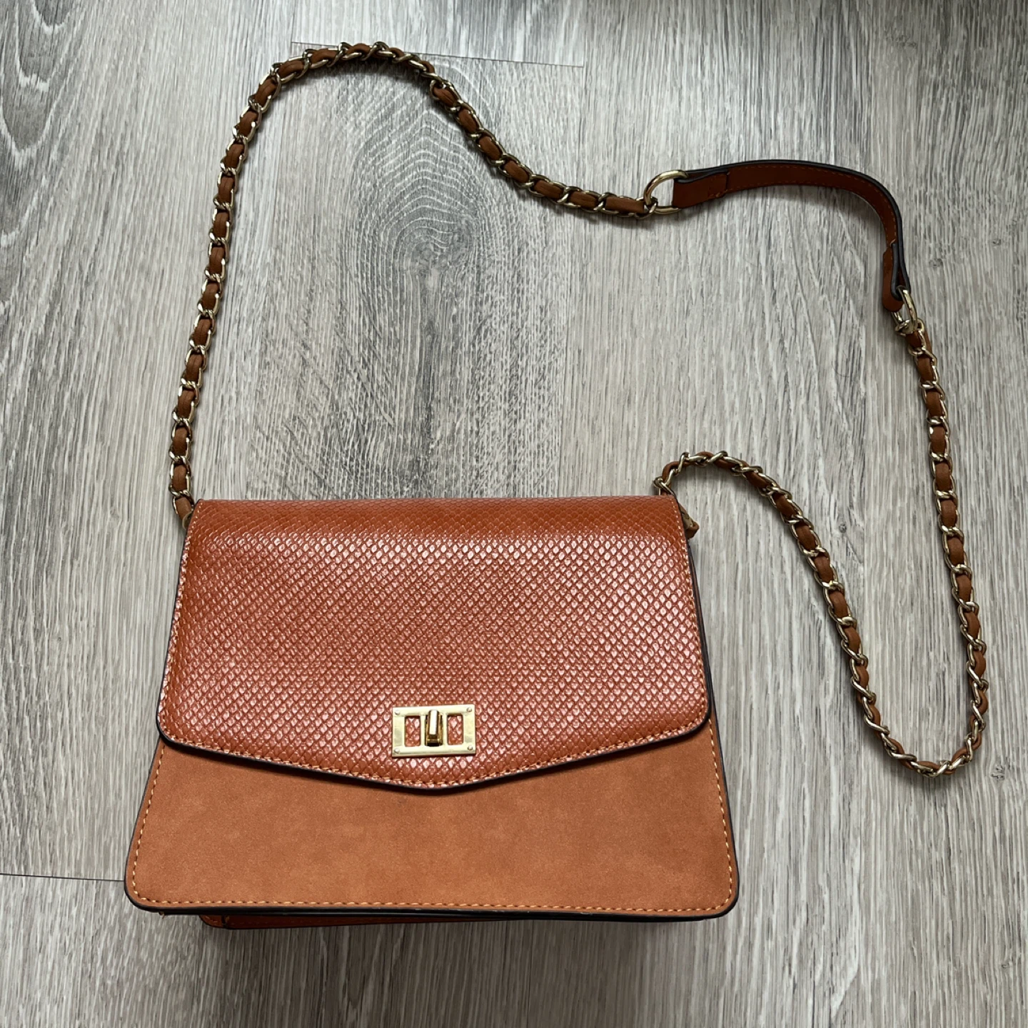 Brown Faux Leather Purse - photo 5