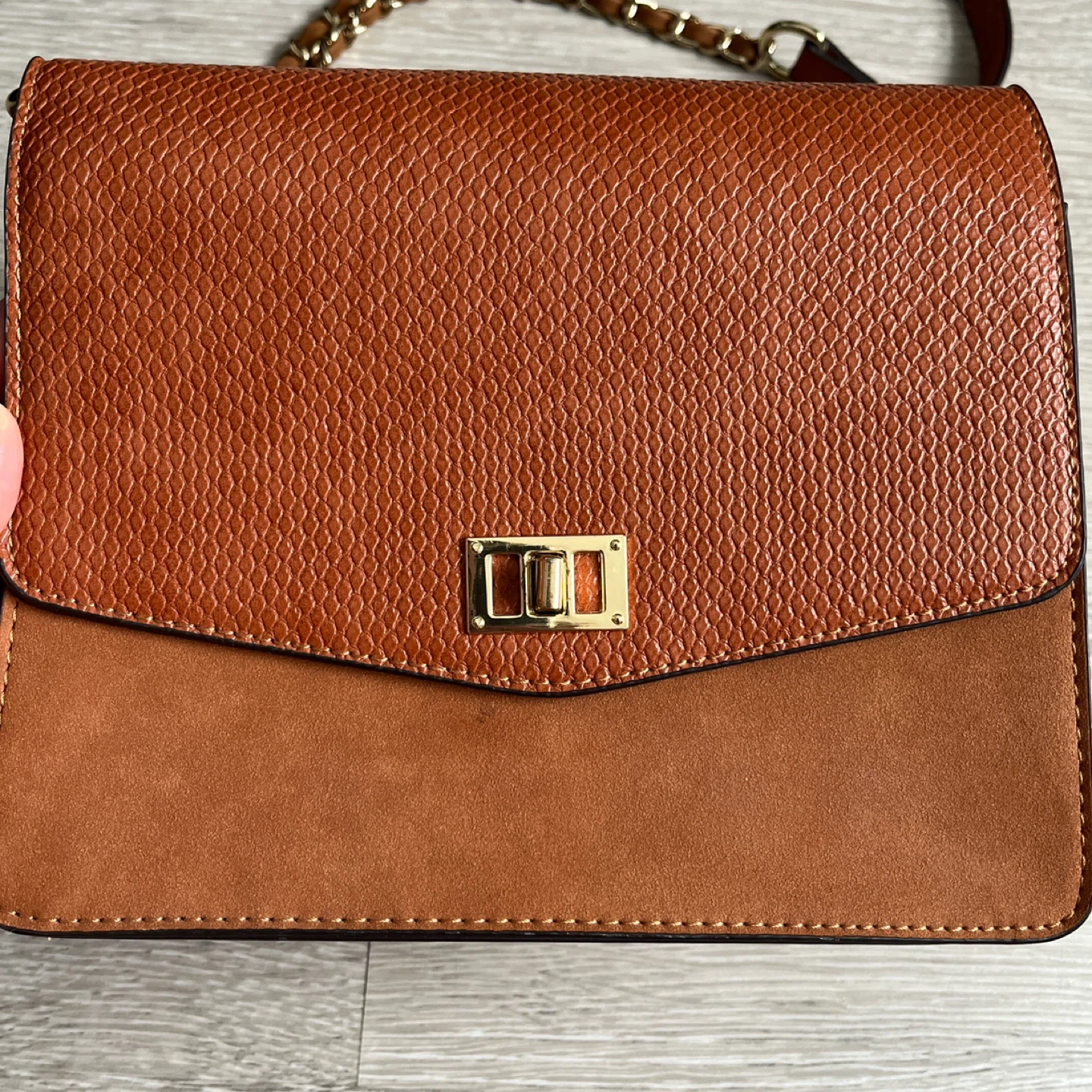 Brown Faux Leather Purse - photo 2