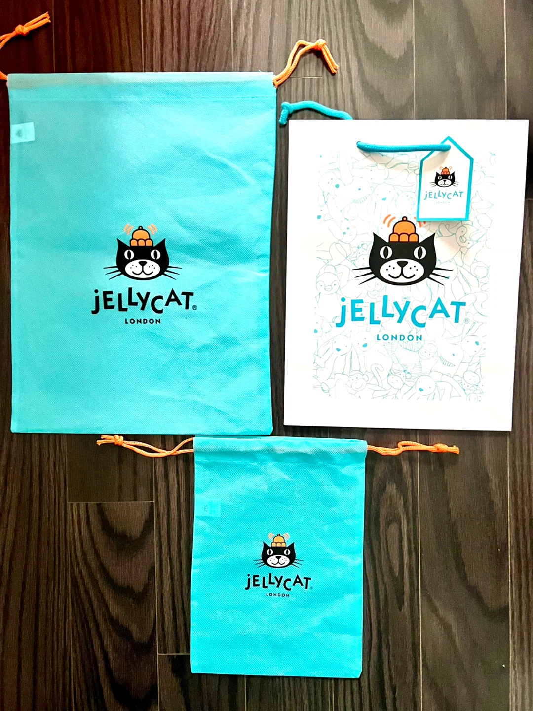 Jellycat Drawstring Pouches and Gift Bag Set