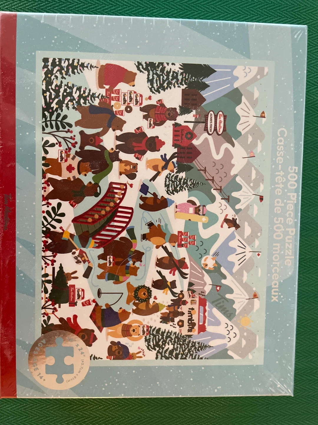Tim Hortons A Beary Kind Holiday Puzzle - 500 Piece