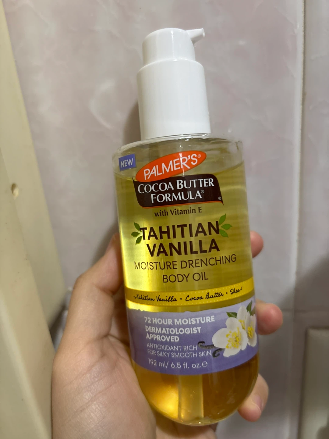 Palmer's Cocoa Butter Formula Tahitian Vanilla Body Oil 6.5 oz