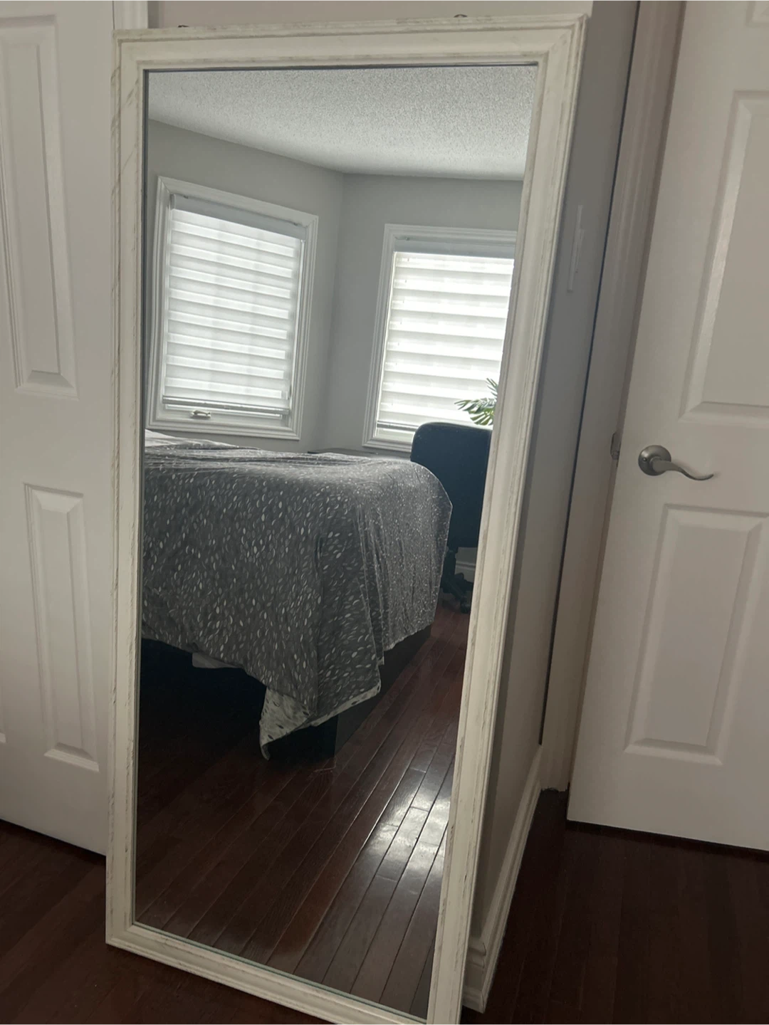 Farmhouse Framed Mirror - French White