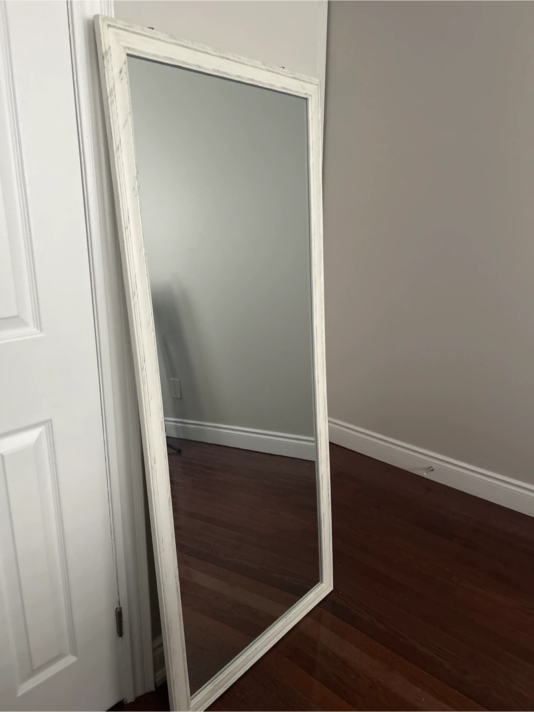 Farmhouse Framed Mirror - French White - photo 2
