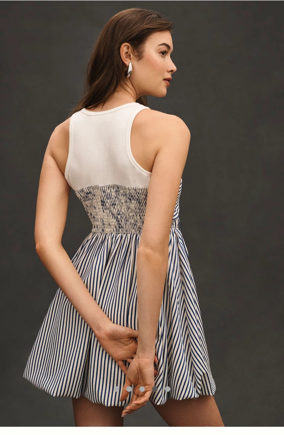ACCEPTING OFFERS—Anthropologie Striped Bubble Hem Dress - photo 4