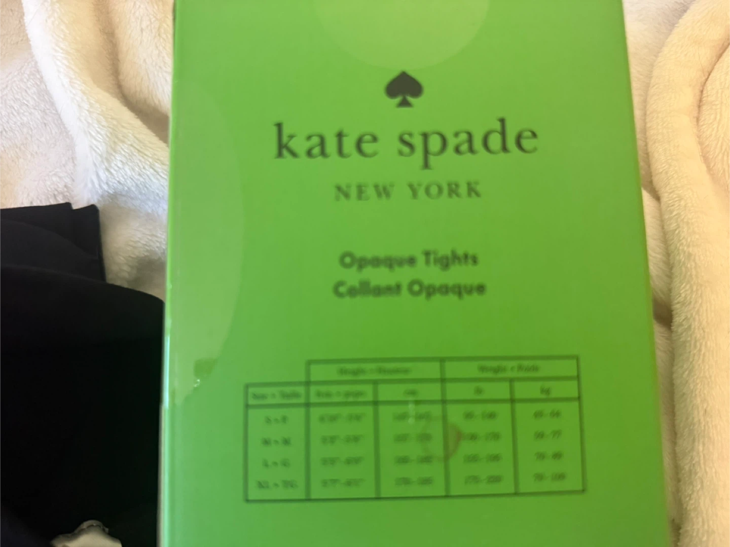 Kate Spade New York Opaque Tights - Black XL/TG - photo 3