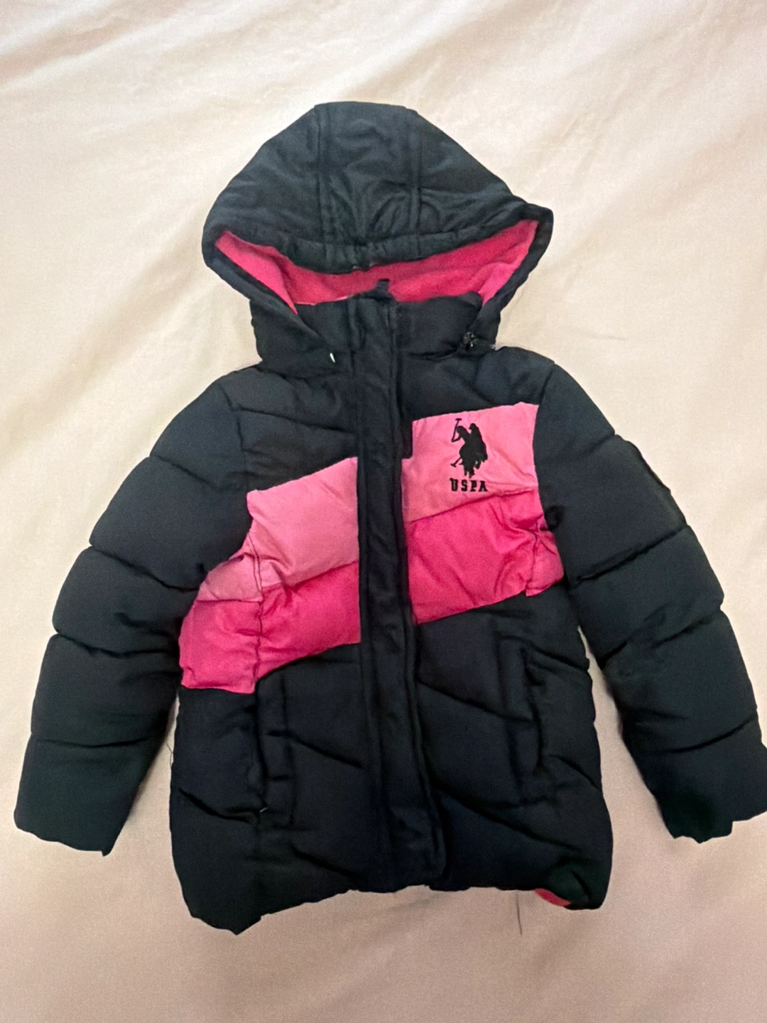 U.S. Polo Assn. Puffer Jacket - Girls Size 4T
