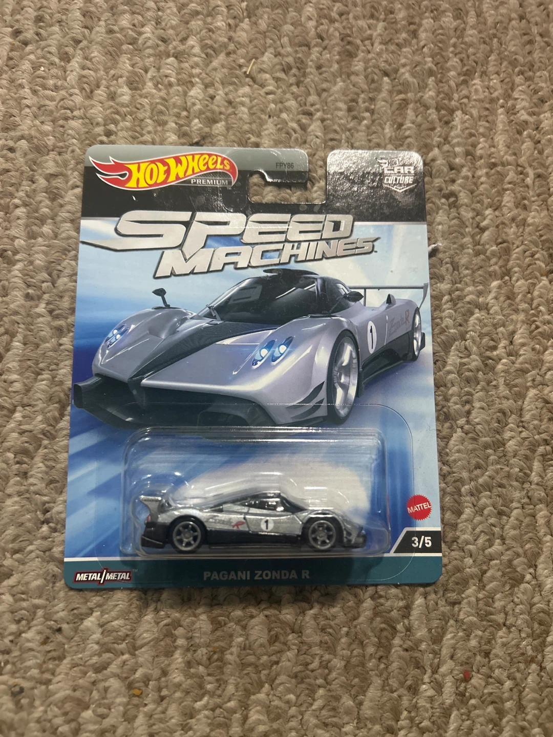 Hot Wheels Premium Speed Machines Pagani Zonda R Die-cast Car