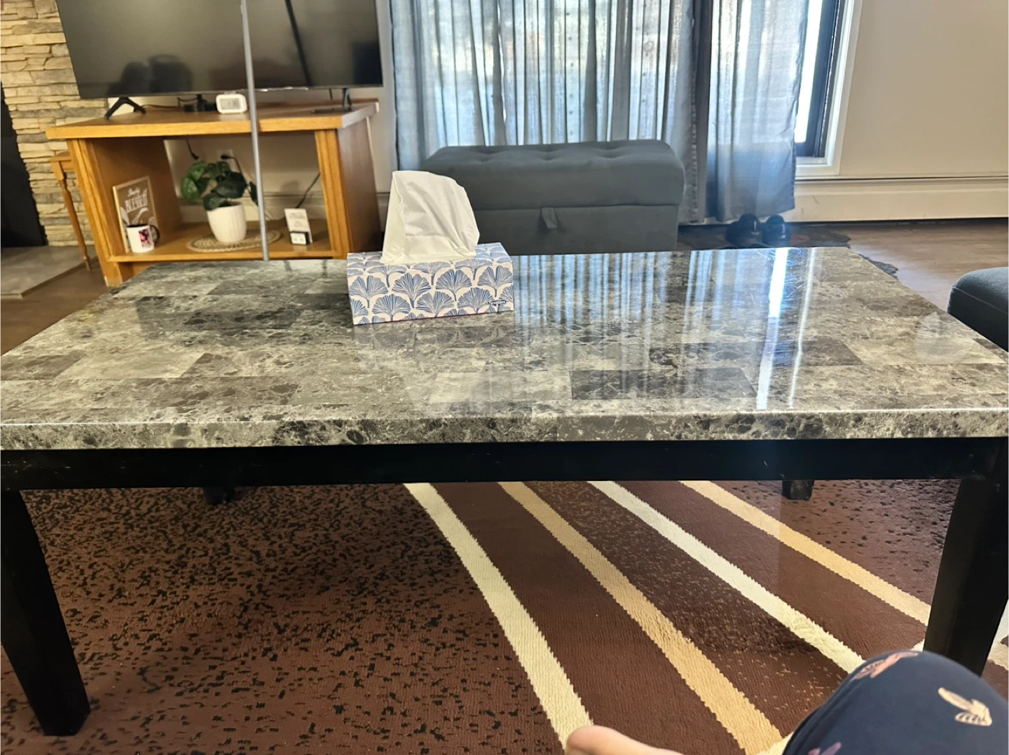 Marble Top Coffee Table