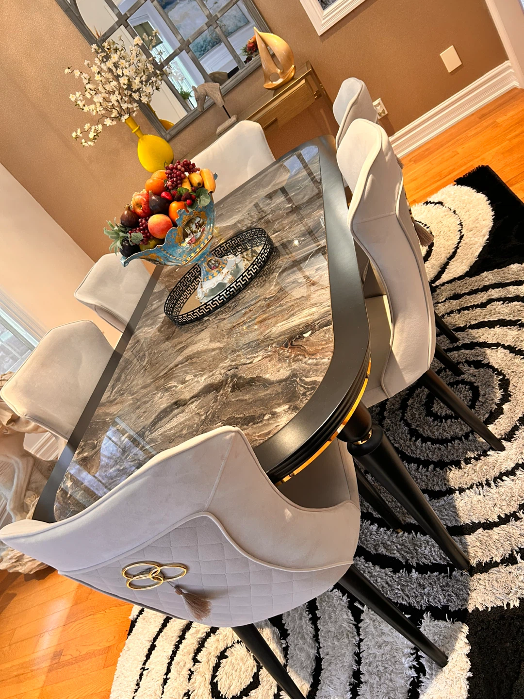 Velvet Dining Chairs (Set of 6)