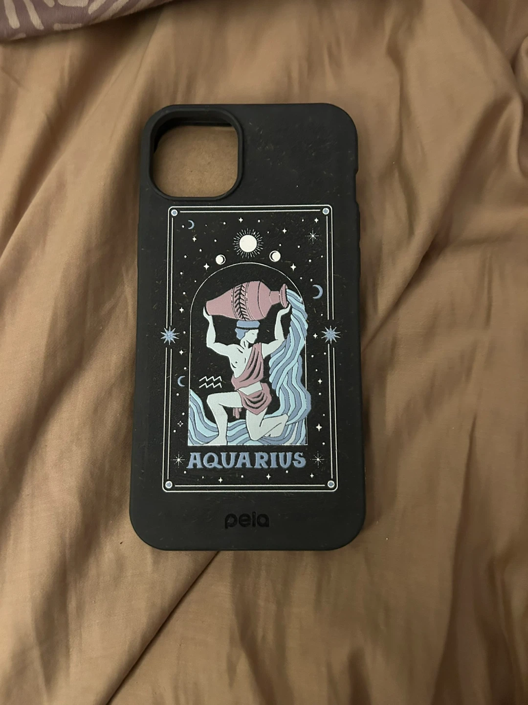 Pela Case for iPhone 14 Plus Aquarius Zodiac Design