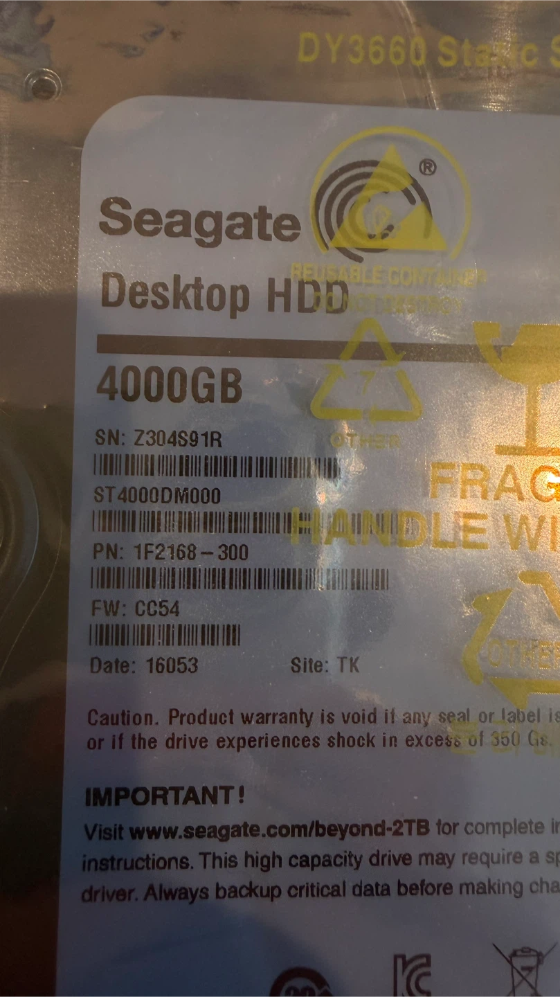 Seagate 4TB Desktop HDD Internal Hard Drive ST4000DM000 - photo 5