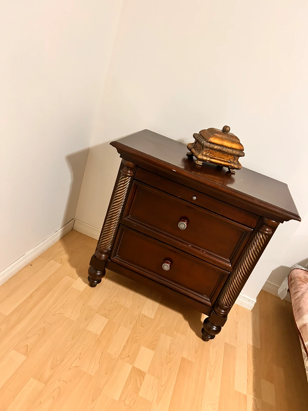 Dark Wood Dresser and Nightstand Set - photo 2