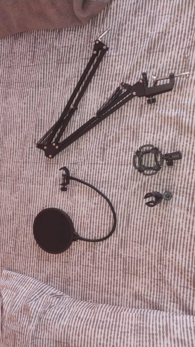 Microphone Boom Arm Stand Set with Pop Filter - photo 2