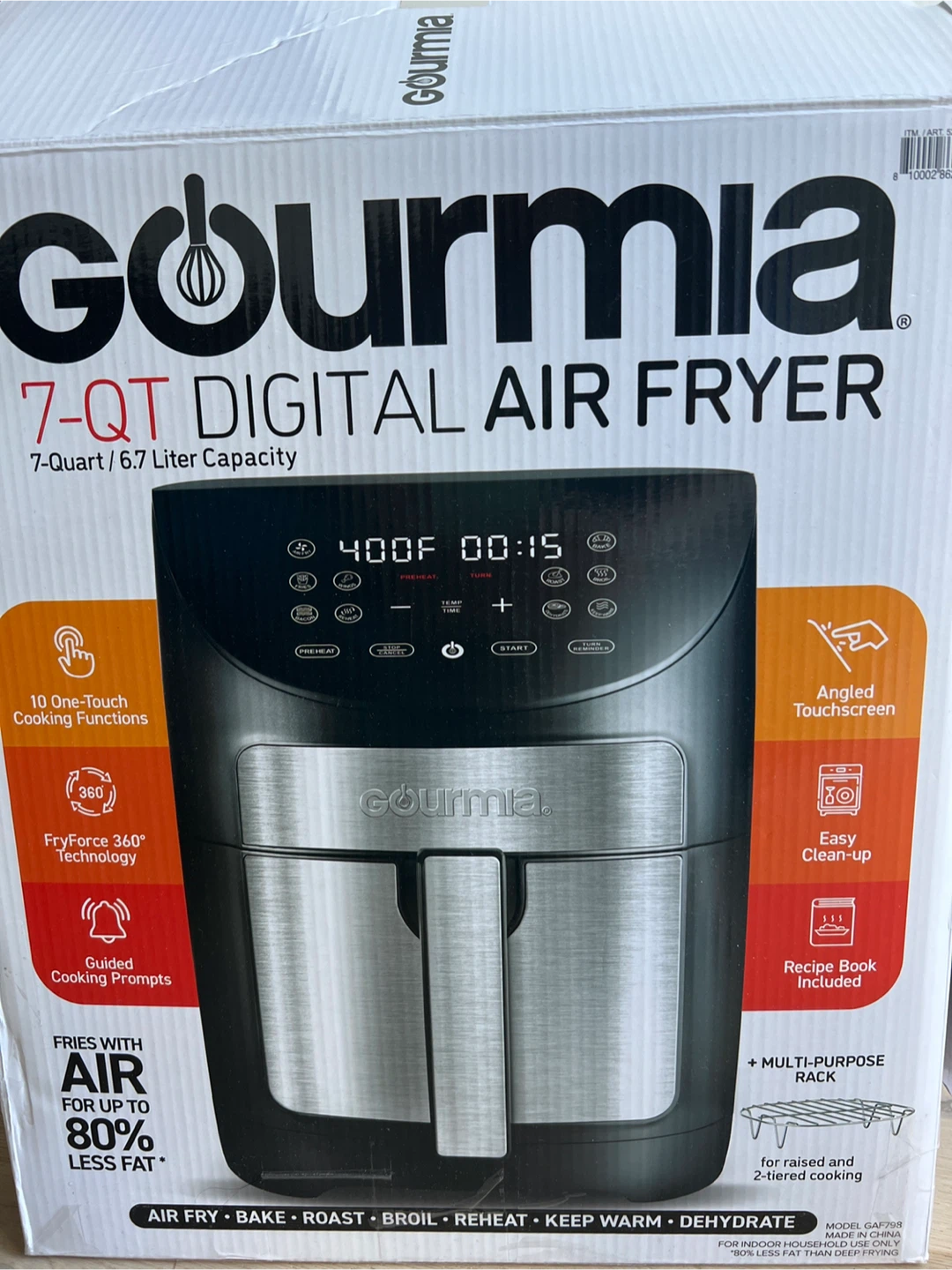 Gourmia 7-Quart Digital Air Fryer - photo 2