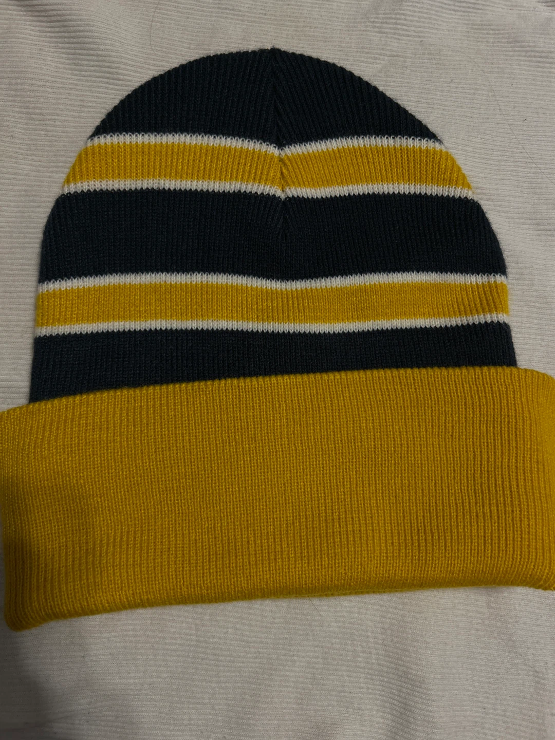 Tna Striped Beanie and Gold Tone Watch Set - photo 2