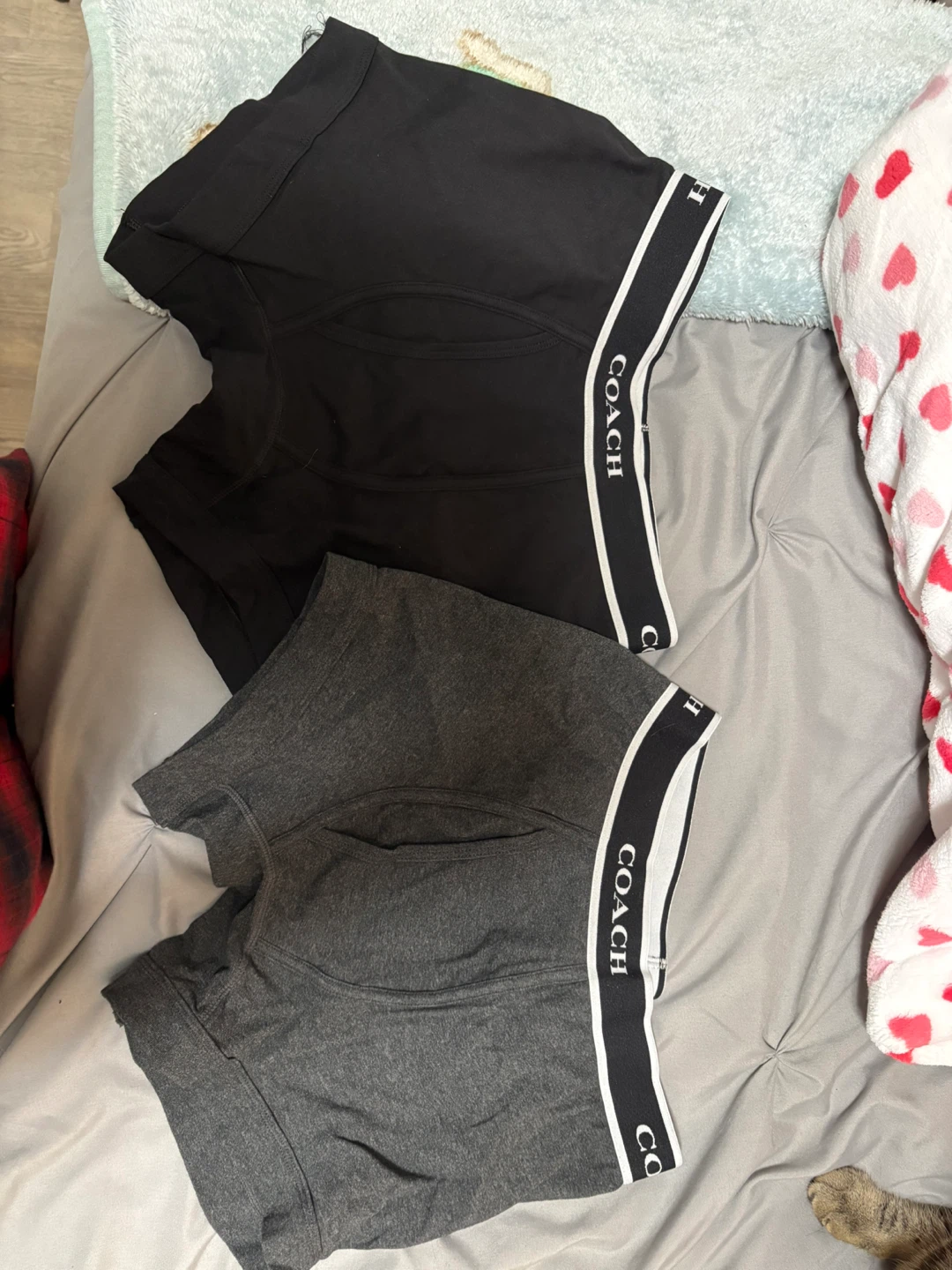 Coach Women’s Boxer Briefs - Black & Grey (Set of 2)