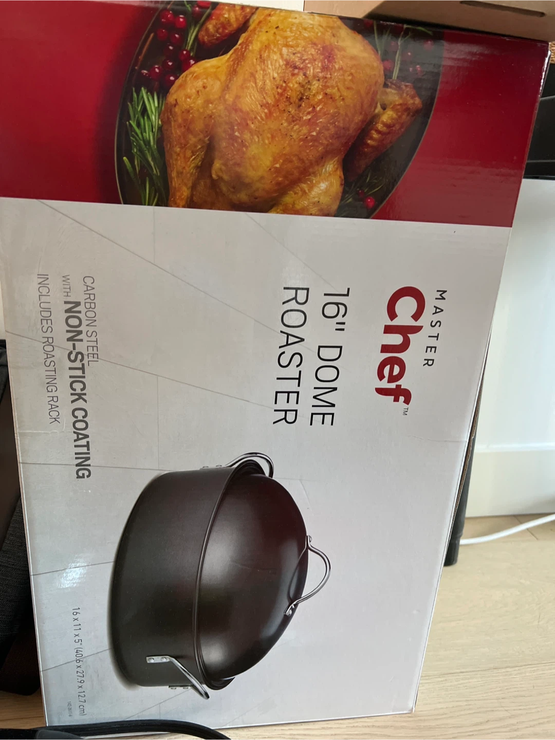NEW ! Master Chef 16" Dome Roaster with Non-Stick Coating