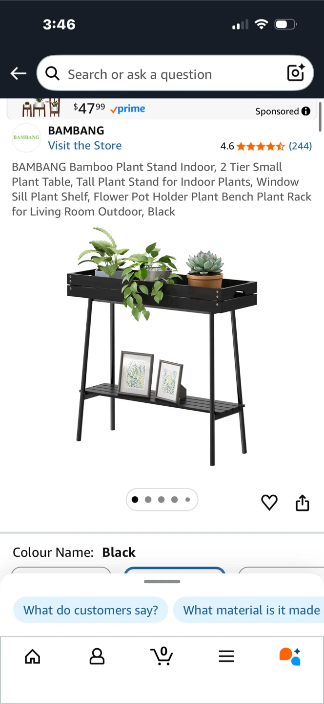 NEW Bamboo Plant Stand - photo 2