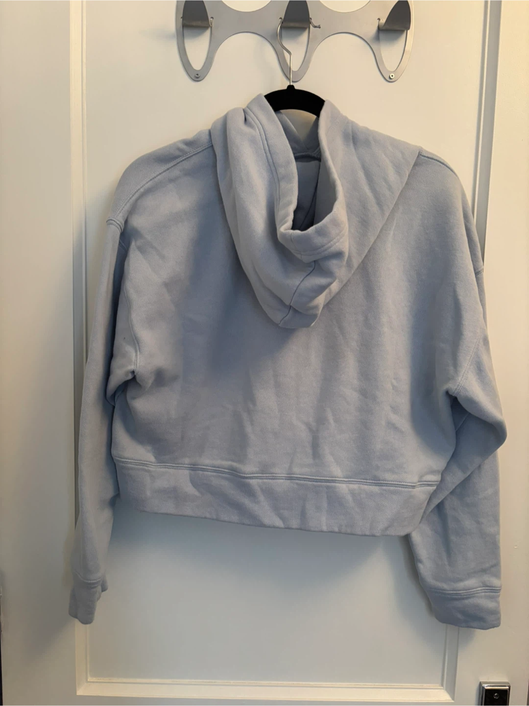 Old Navy Light Blue Cropped Hoodie Size S - photo 2