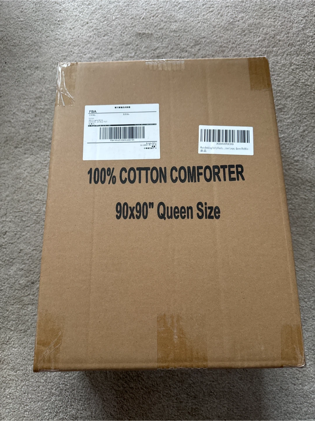 100% Cotton Comforter Queen Size 90x90" - photo 2