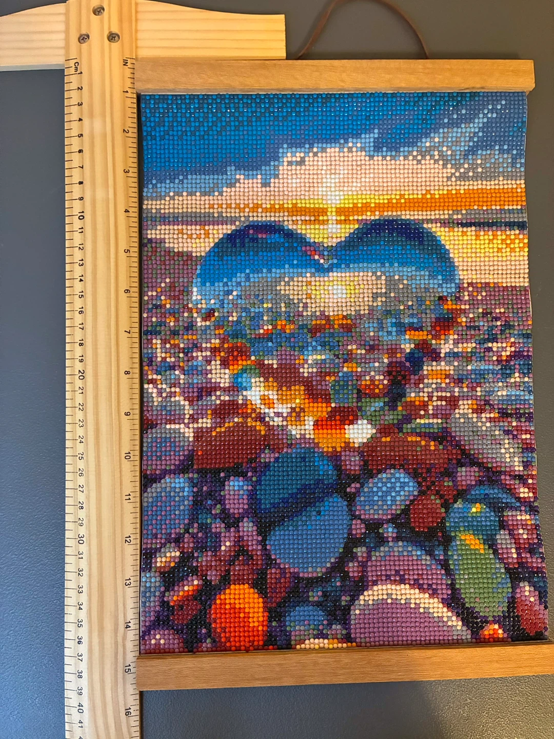 Diamond Painting Heart Beach Sunset - photo 4