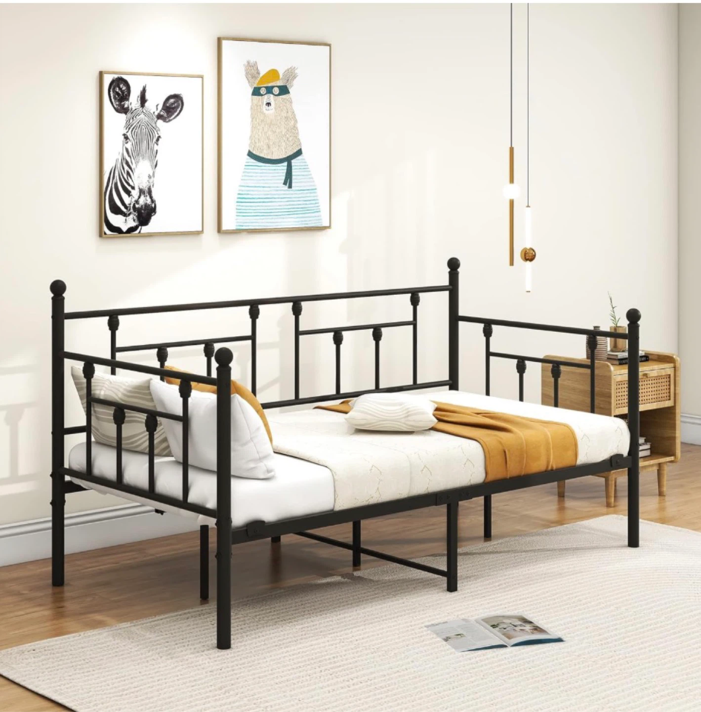 Metal Twin Day Bed Frame