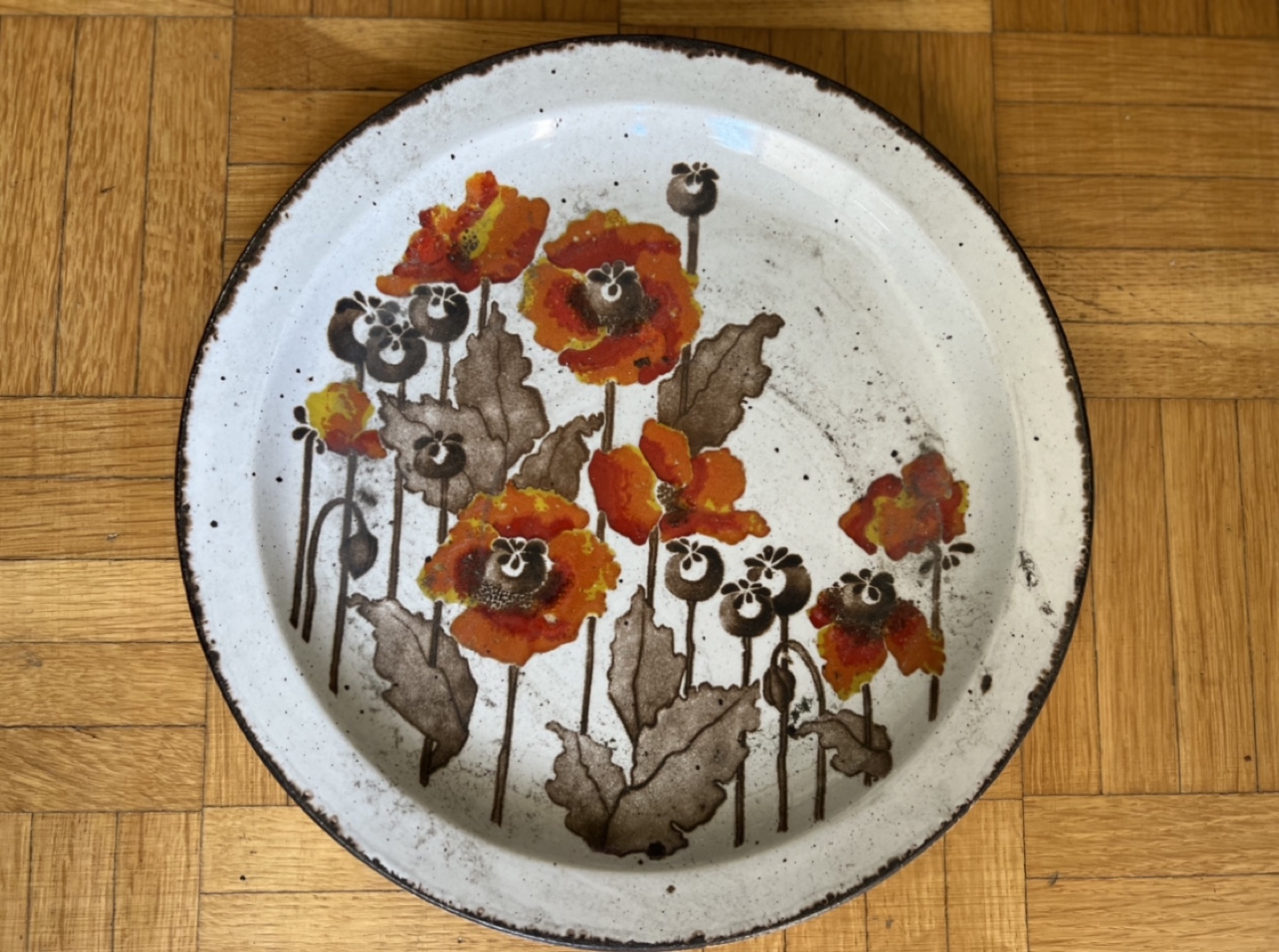 Midwinter Stonehenge "Poppies" Plate