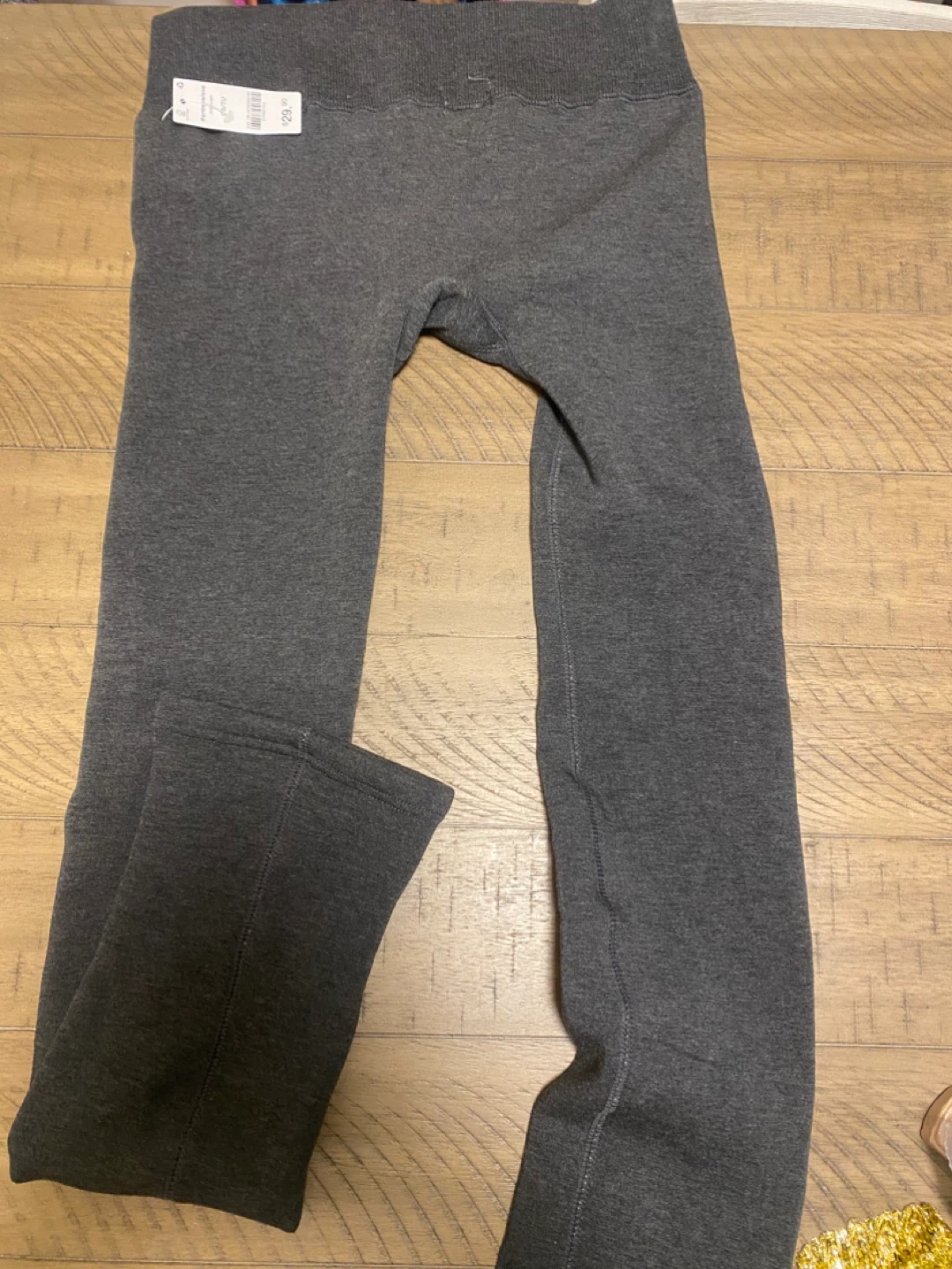 Arden B Grey Fleece Lined Leggings OS/TU