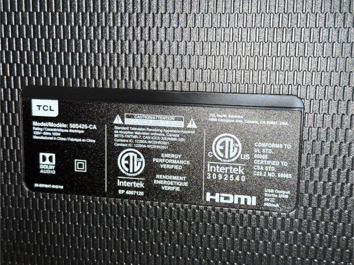 TCL 50 Inch 4K Roku TV - photo 2
