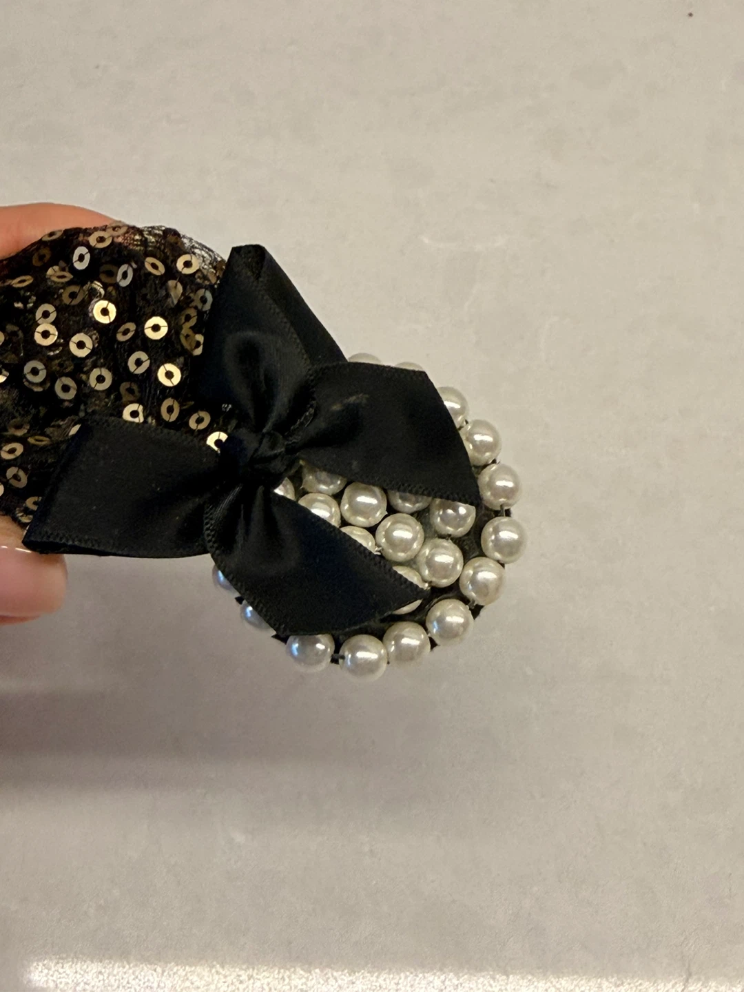 Clip Paris Sequin and Pearl Hair Clip - photo 2