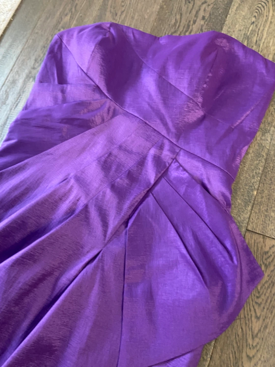 NWT Max and Cleo Strapless Dress - Purple, Size 12 - photo 2