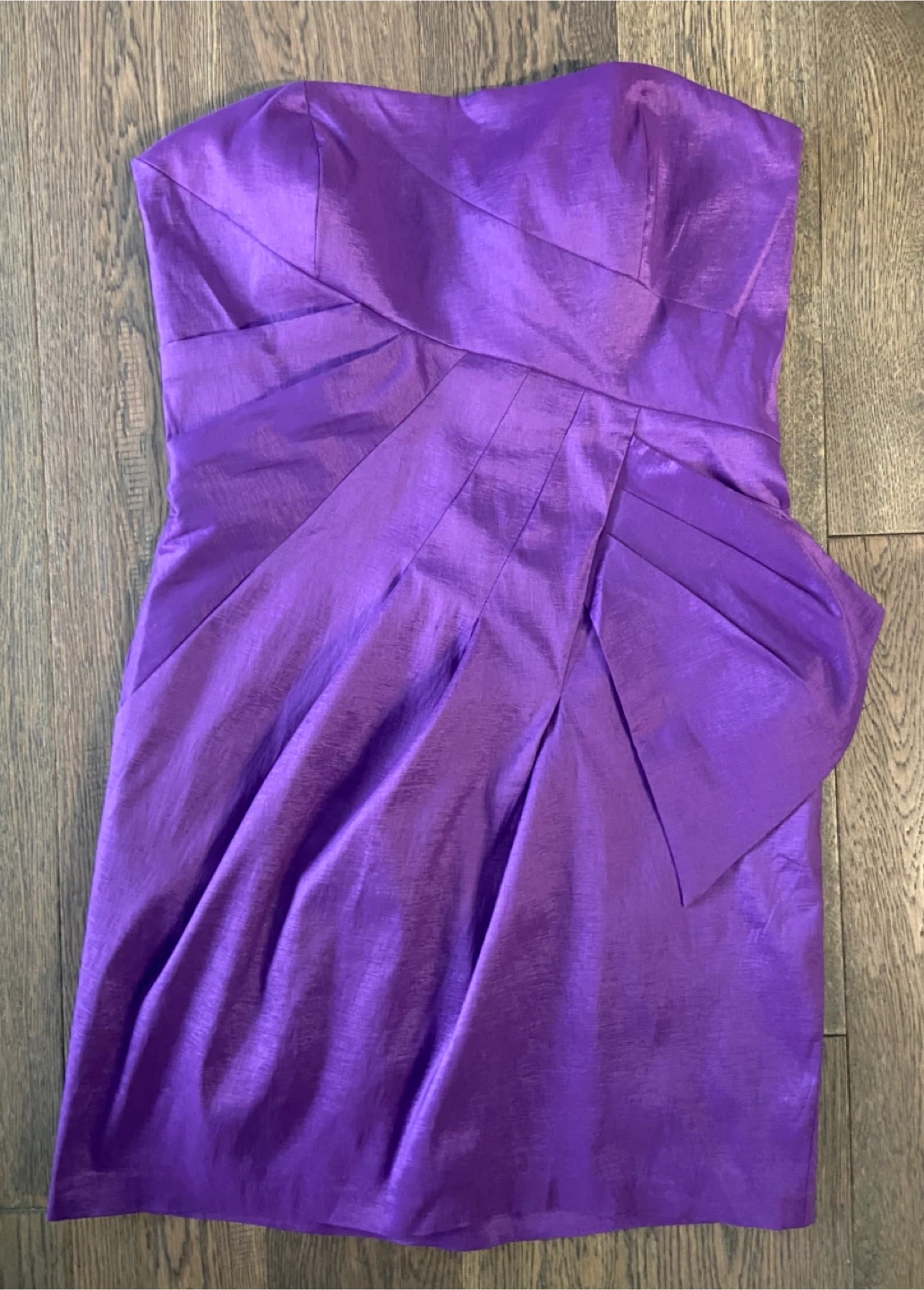 NWT Max and Cleo Strapless Dress - Purple, Size 12