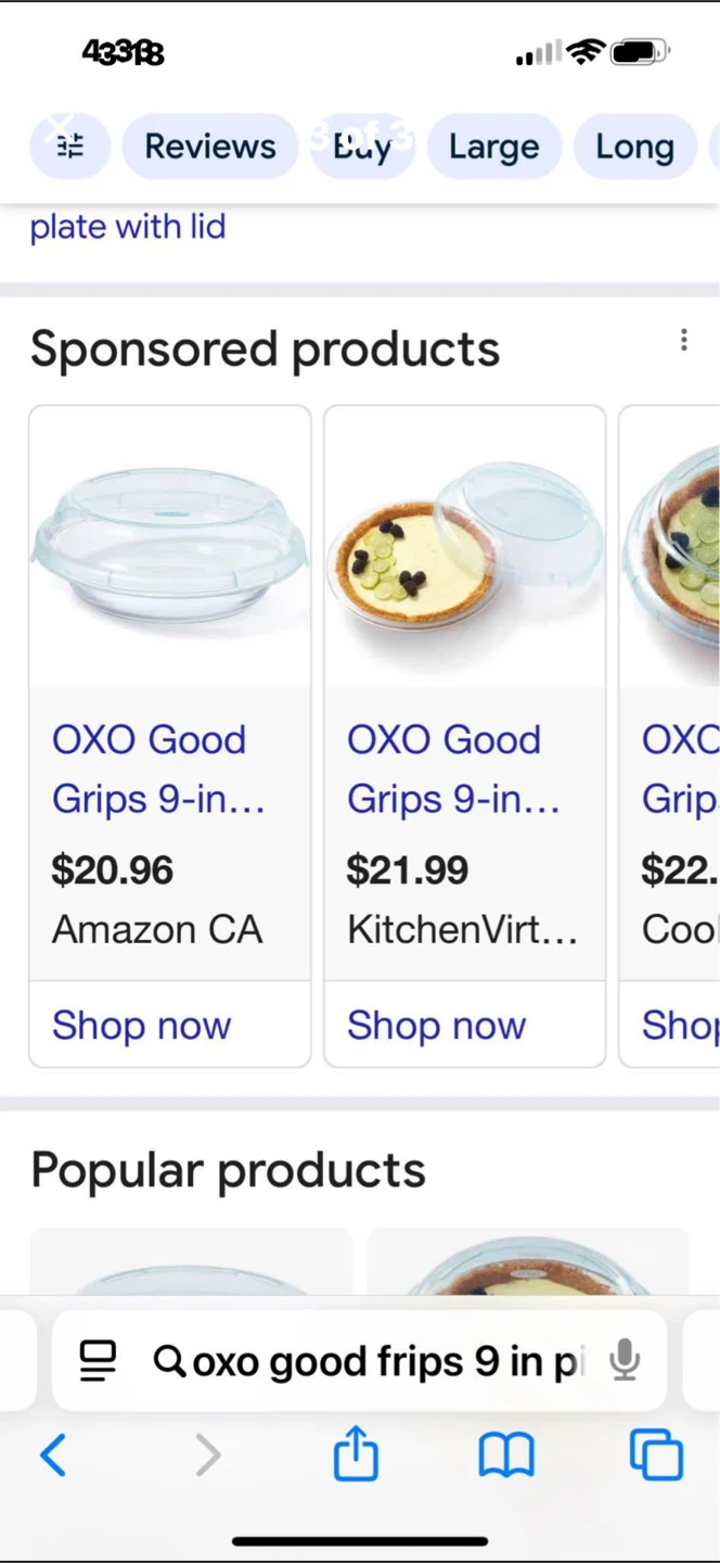 NEW* Oxo Pie Plate - photo 3