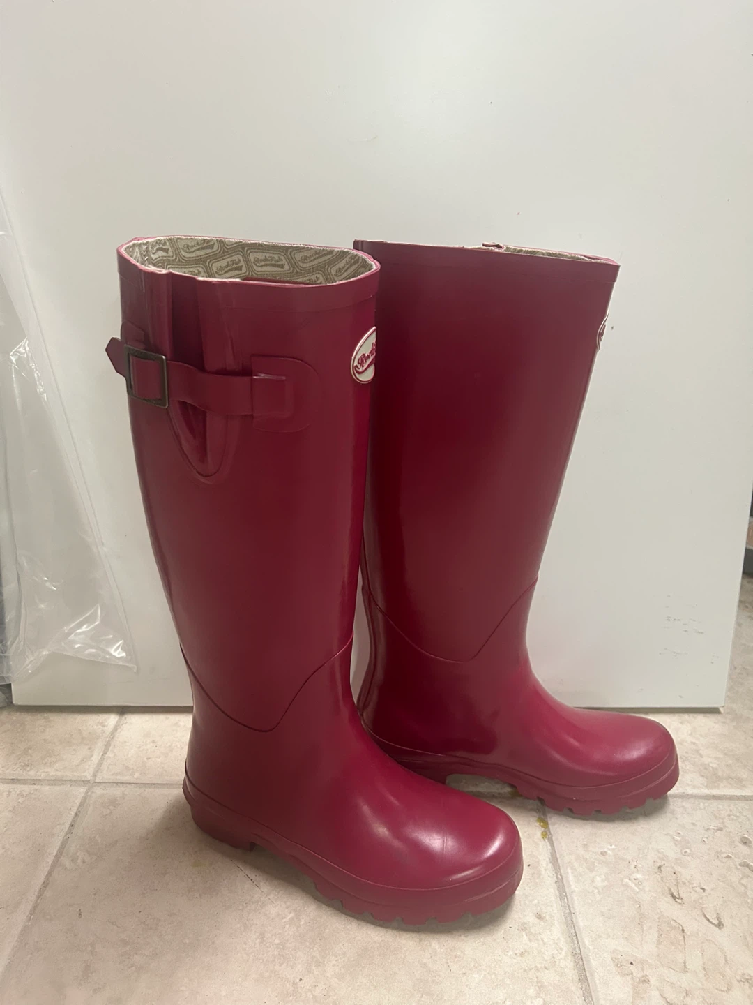 Rockfish Tall Rain Boots - Red - photo 2