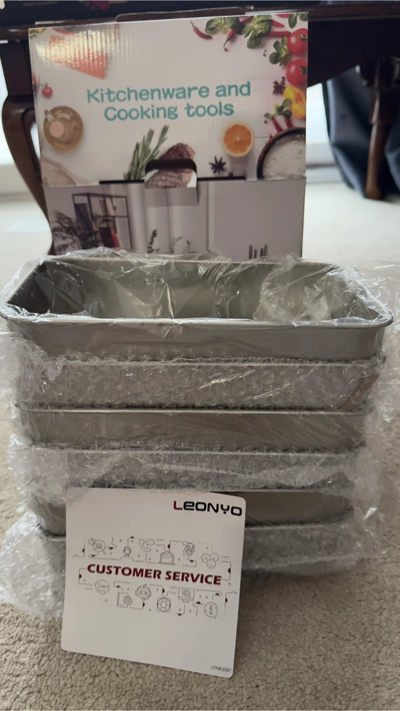 Leonyo 6 Pack Loaf Pans for Baking Bread - photo 3