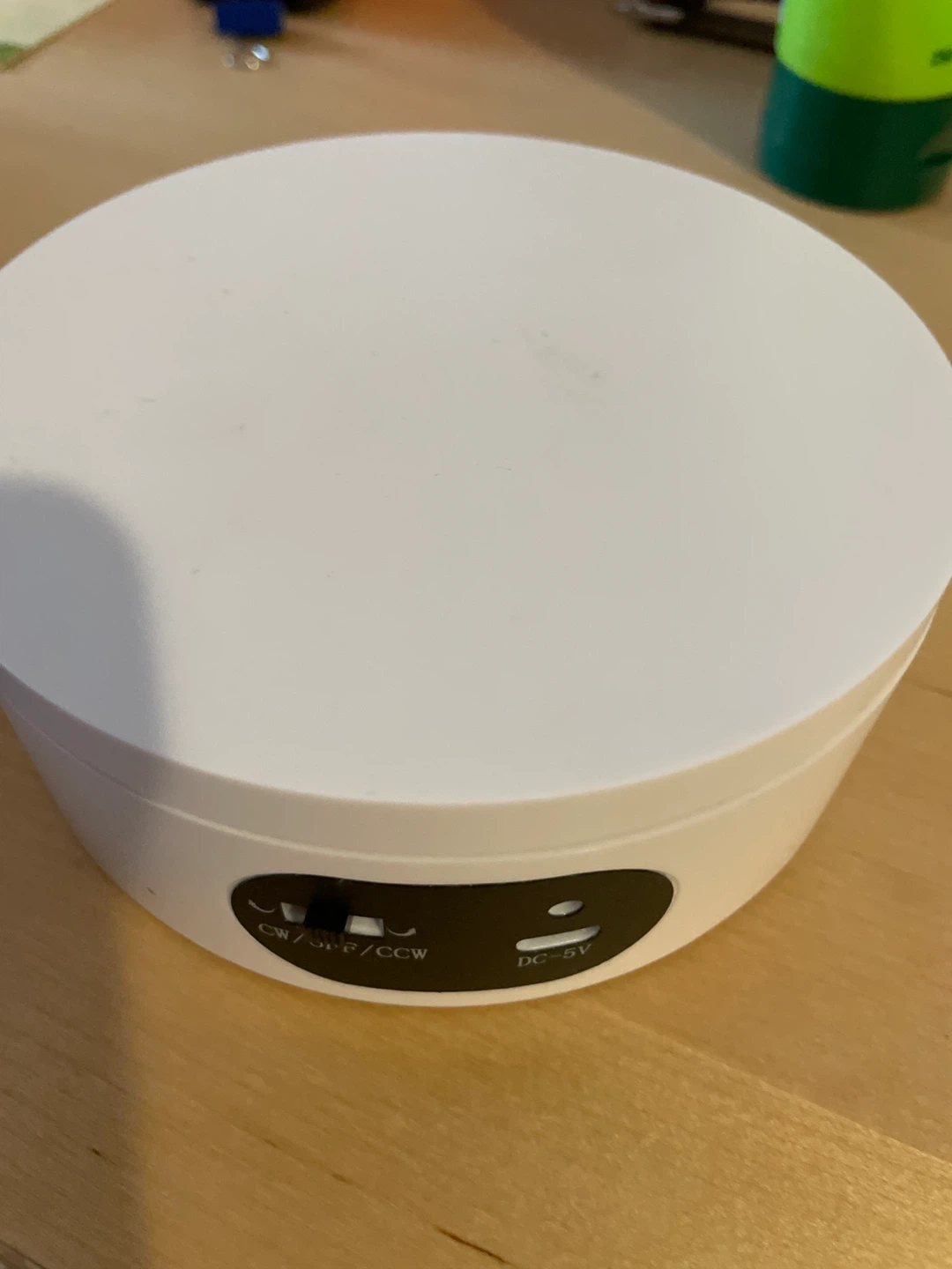 White Rotating Turntable Display Stand - photo 2