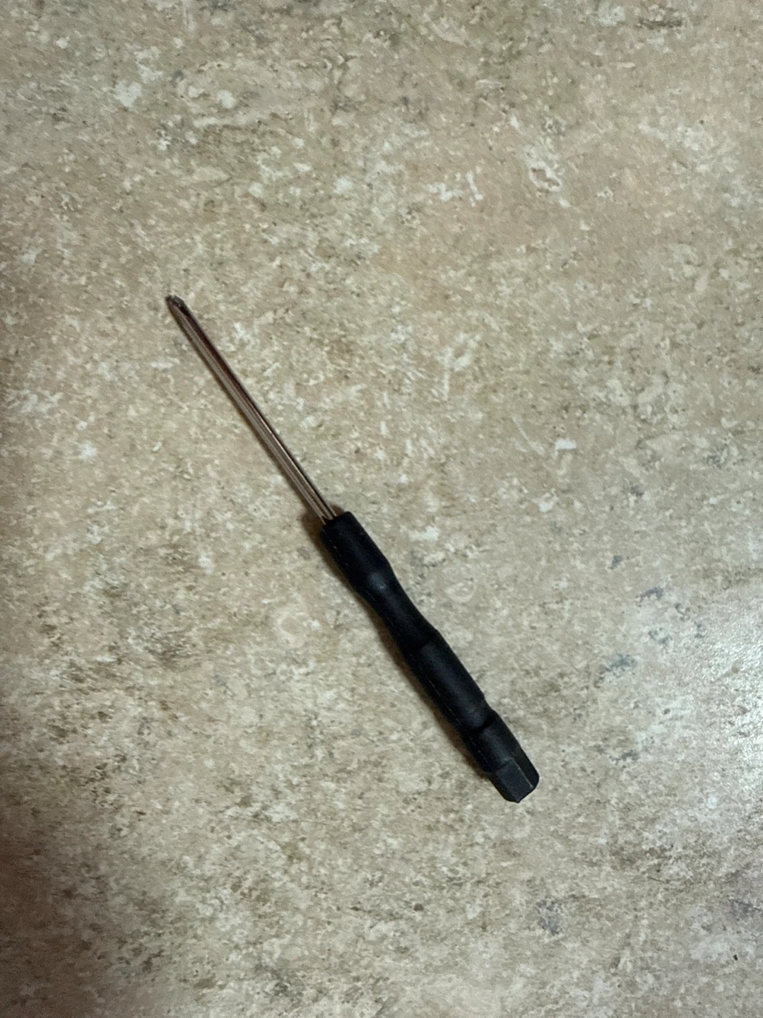 Precision Screwdriver with Black Handle