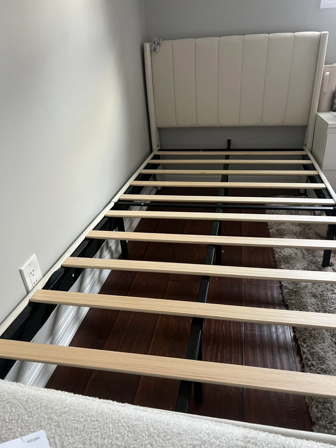 Twin Bed Frame + Mattress – Like New | $220 OBO - photo 3