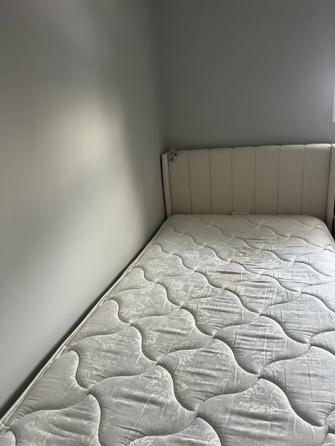 Twin Bed Frame + Mattress – Like New | $220 OBO