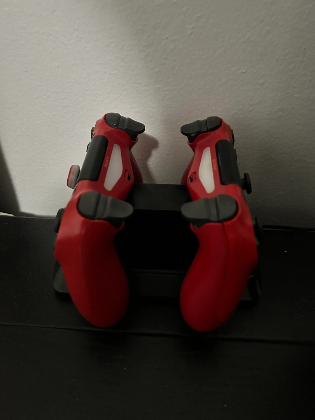 Sony PlayStation 4 pro and DualShock 4 Controllers (Red & Black) - photo 3