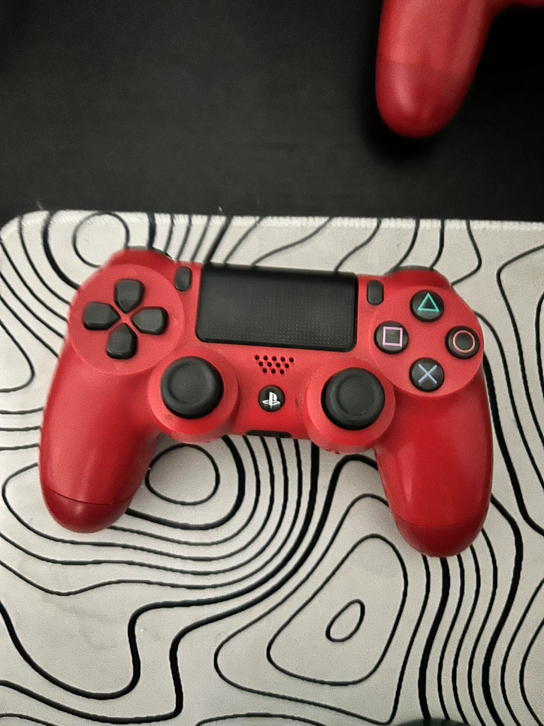 Sony PlayStation 4 pro and DualShock 4 Controllers (Red & Black) - photo 2